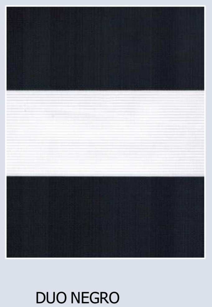 Cortina Roller Dúo Premium 120x150 Variedades | Control Dual de Luminosidad y Privacidad | Alta Resistencia | INSTALACION GRATIS