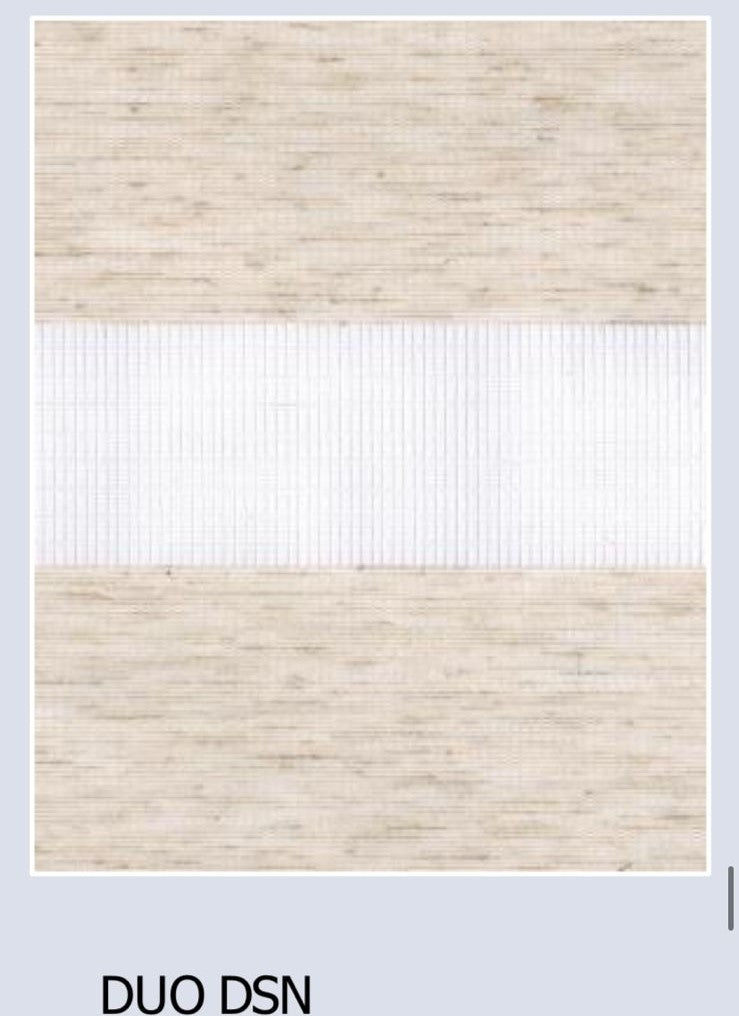 Cortina Roller Dúo Premium 120x150 Variedades | Control Dual de Luminosidad y Privacidad | Alta Resistencia | INSTALACION GRATIS