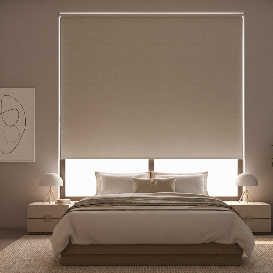 Cortinas Roller Blackout Premium 120x150 Variedades – Protección UV y Control de Temperatura – Kit Instalación Incluido