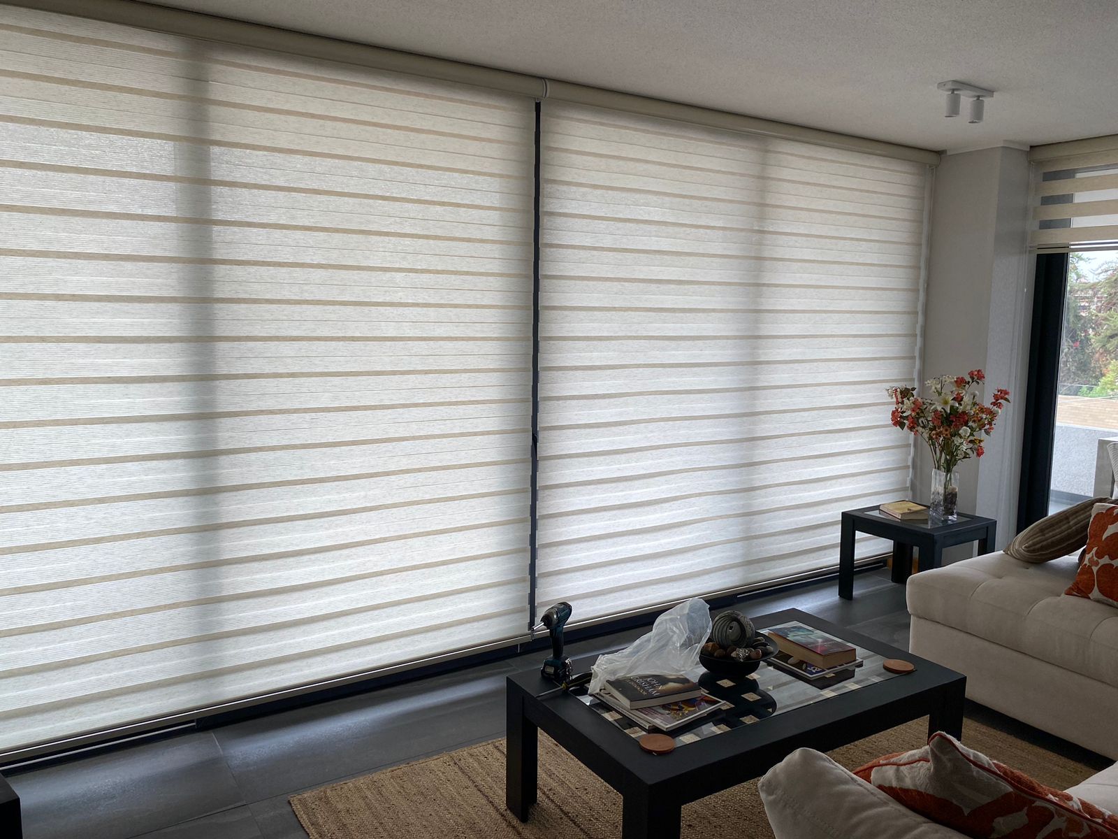 Cortina Roller Dúo Premium 120x150 Variedades | Control Dual de Luminosidad y Privacidad | Alta Resistencia | INSTALACION GRATIS