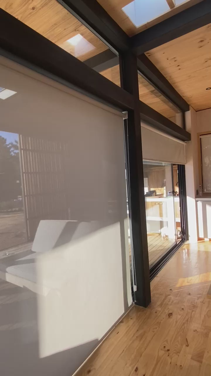 Cortinas Roller Sunscreen Premium 120x150 Variedades – Protección UV y Control de Temperatura – Kit Instalación Incluido